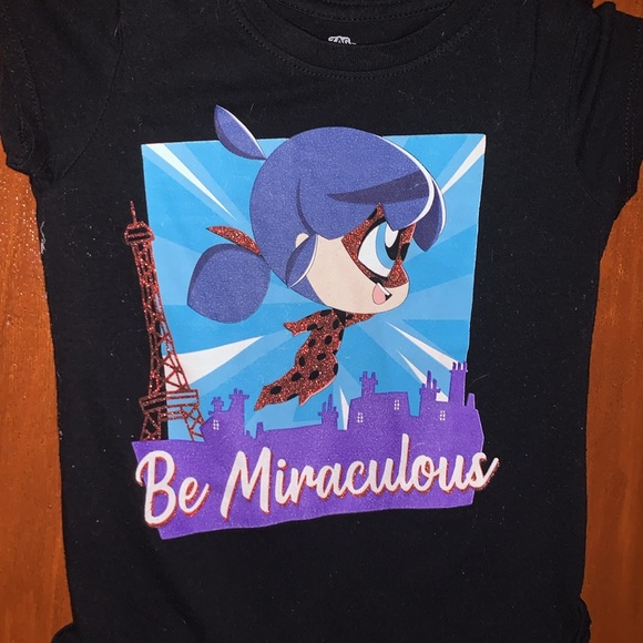 Miraculous Ladybug XS Extra Small 4 5 Be Miraculous Shirt Top - Picture 2 of 4